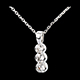 cadeau pendentif trilogie pepite diamants 55 carats