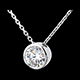 bijouteries collier pepite diamant or blanc carats