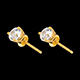 acheter on line boucles oreilles or jaune diamant griffes carats