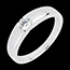 cadeau femme Solitaire Era or blanc