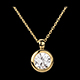 vente en ligne collier poupee solitaire or jaune