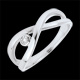 Bague Solitaire Infini argent et diamant