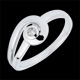 Bague Volupta argent et diamant