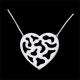 Collier Coeur Artiste argent