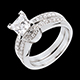 acheter en ligne solitaire renaissance or blanc carats 34 diamants