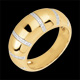 Diamantring Gaya Gelbgold