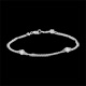 Pulsera zodiaco oro blanco y diamantes