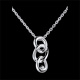 Collier Mava argent et diamant