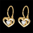 vente en ligne Boucles d'oreilles mon amour or jaune