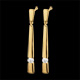 cadeaux femmes boucles oreilles cleopatre or jaune diamants