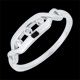 Bague Trilogie Romance argent et diamant