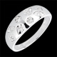 Anello tutti-frutti oro bianco e diamanti