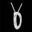 cadeau Collier Lady or blanc et diamants