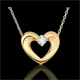 Collana Cuore Grazioso oro giallo e diamante