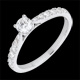 Diamantring Ch�rie in Wei�gold
