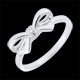 Bague Noeud princesse argent et diamant