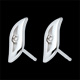Boucles d'oreilles puces Flammes - Argent Diamant