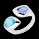 Bague Gouttes Bleues