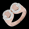 cadeau femme Bague Pomme d'amour