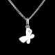 mi peque�a mariposa - peque�a - oro blanco - 9 quilates