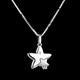 Stella stellina - Taglia adulto - oro bianco - 9 carati