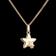 d�o estrellas - peque�a - oro amarillo - 9 quilates