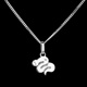  beb� cola de serpiente- talla ni�o - oro blanco