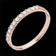 AP3205 Trauring Rotgold Diamant