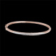 Junco diorami pasador diamantes  - oro rosa - 11 diamantes