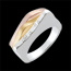 bijou or Bague Lignes originelles