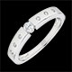 Anello Solitario D�sir�e oro bianco