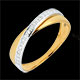 Anillo volat�n dobles sortijas dos oros