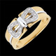 Ring Korsett Schleife in Gelbgold 