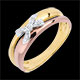Bague Noeud Ma ch�rie Trois ors