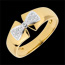 achat on line Bague Noeud Am�lia or jaune
