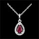 Colgante Pera de India- rub�es