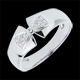 Anillo nudo Amelia oro blanco