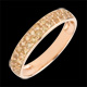 Anillo dos vueltas oro rosa y cetrino amarillo