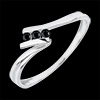 vente on line Bague Trilogie Euphorie diamants noirs