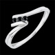 Anillo Triolog�a euforia diamantes negros