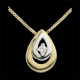 Collier Poire Merveille Gold und Diamanten