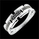Bague Lin�a noire - petit mod�le