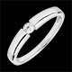 Anillo Solitario tesoro 0.1 quilates