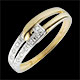 Bague Union d'harmonie bicolore