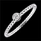 Solit�r Ring Caviar d'or - Wei�gold - 0.08 Karat