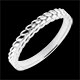 Anillo hojas de oro - oro blanco