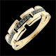 Anillo L�nea negra - modelo peque�o