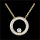 Collier Cercle d'�l�gance or jaune