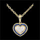 Pendentif Coeur Marquise
