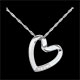 Collier Coeur Ruban